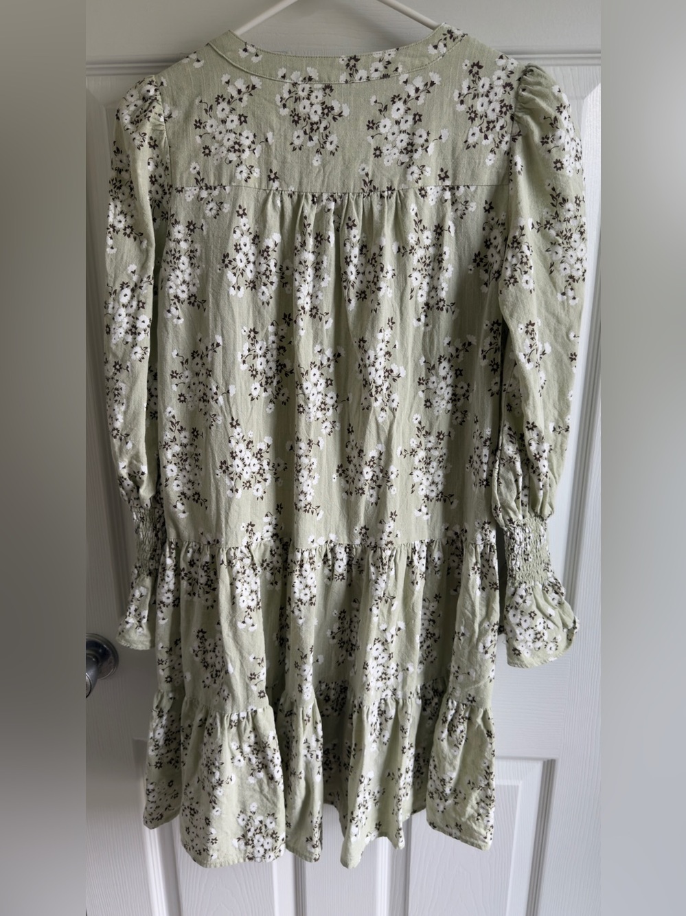 Pomander Place Tuckernuck Green Ditsy Floral Kenzo Dress XXS - Picture 6 of 6